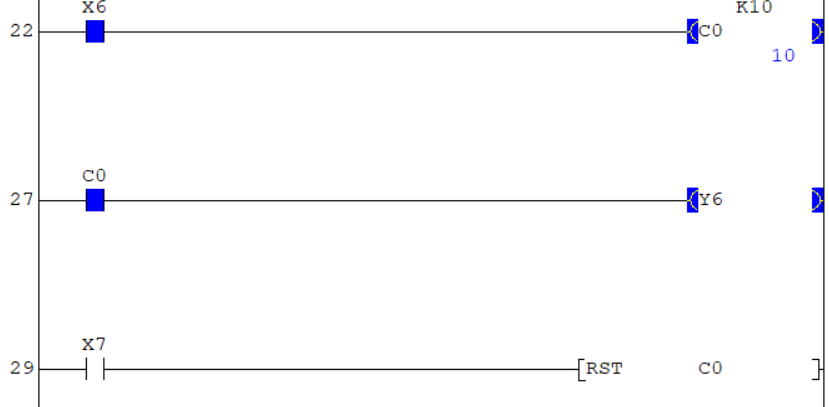 What is Mitsubishi Counter Devices (C)